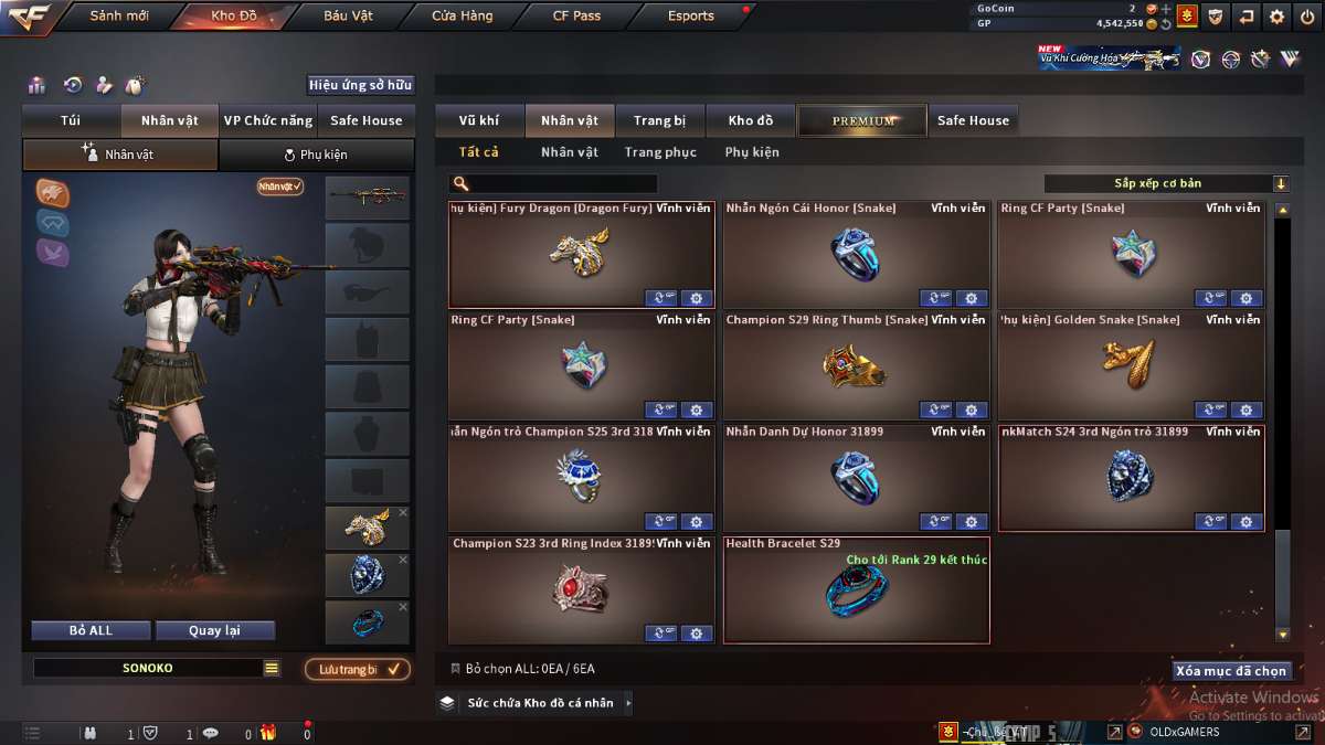 shop acc cf uy tin gia re